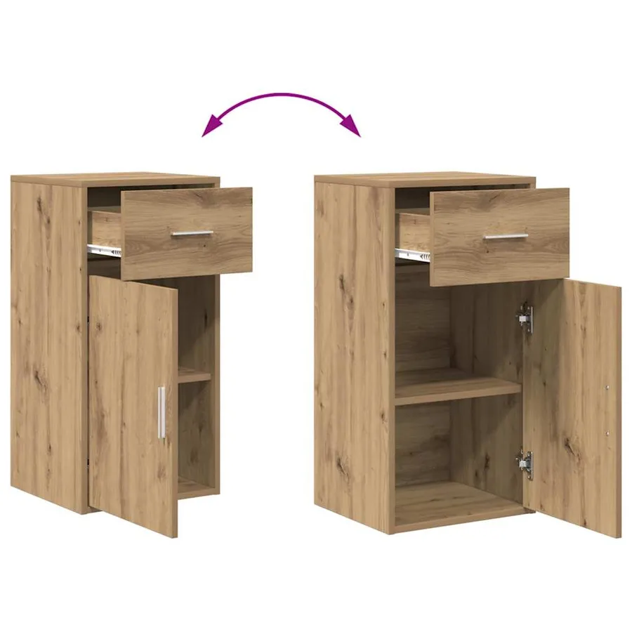 Buffet Chêne artisanal 38 x 34 x 75 cm - 12