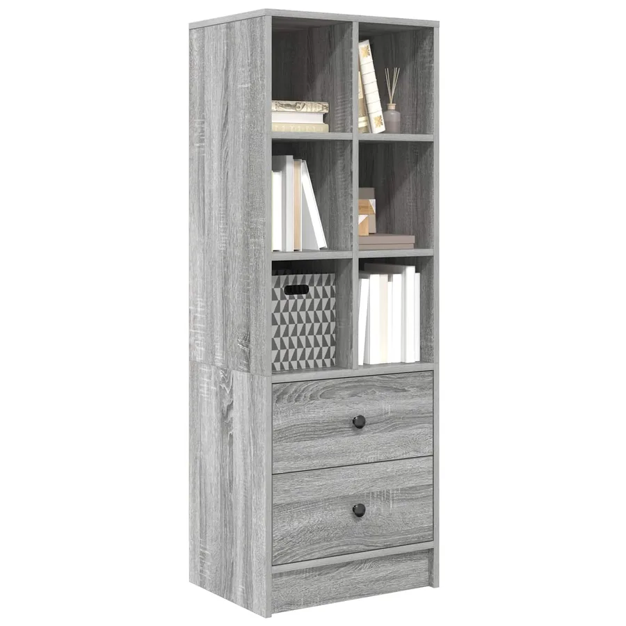 Haut Armoire avec tiroir Gris Sonoma 45,5 x 34 x 127 cm - 3