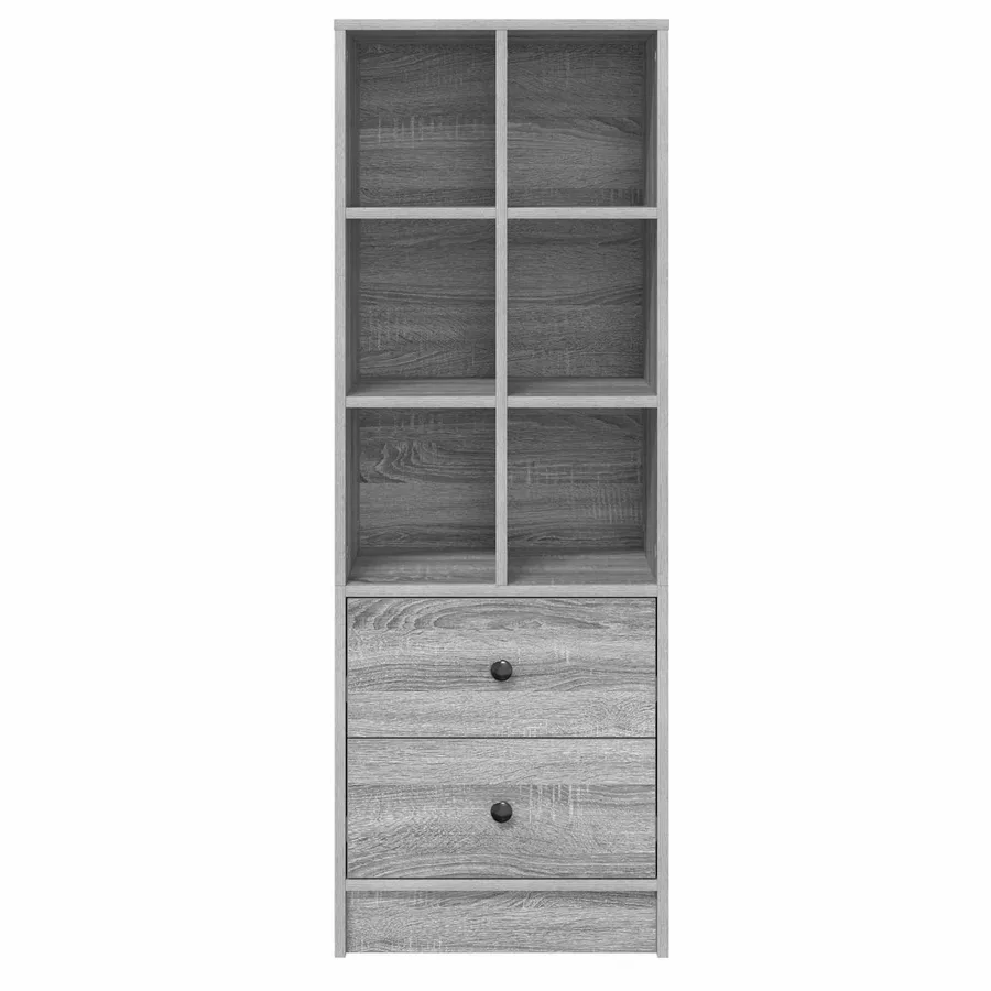 Haut Armoire avec tiroir Gris Sonoma 45,5 x 34 x 127 cm - 6
