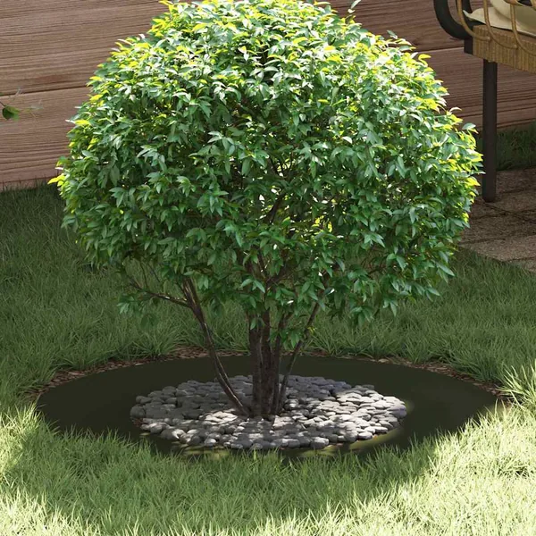 adapté pour anneaux d'arbre plats 5 pc Vert olive Ø40/70 cm