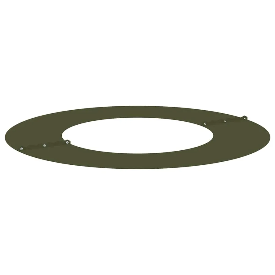 adapté pour anneaux d'arbre plats 5 pc Vert olive Ø40/70 cm - 4