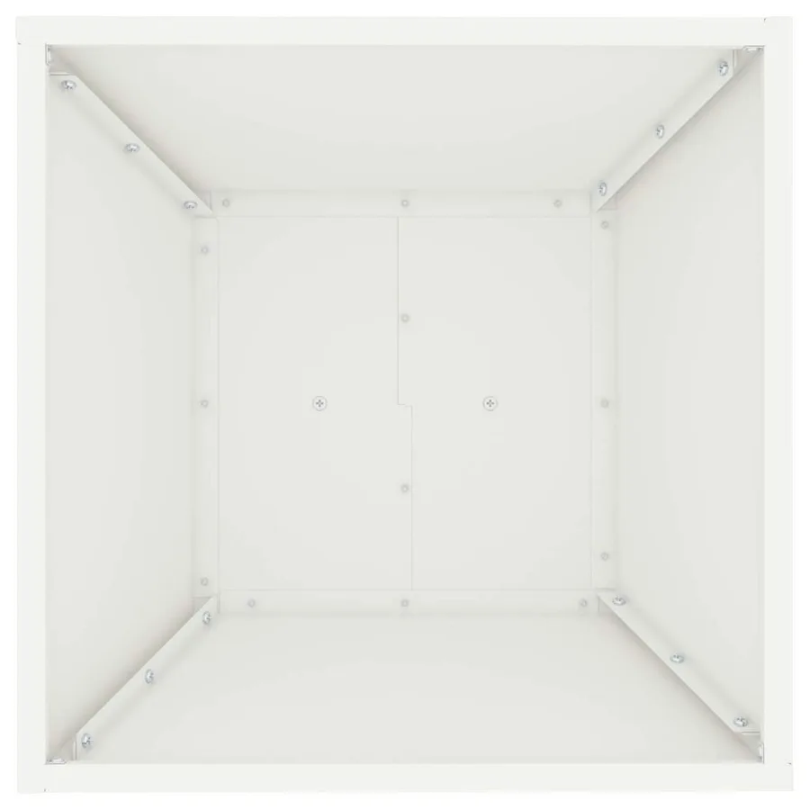 Jardinière à pilier Blanc 40 x 40 x 100 cm - 6
