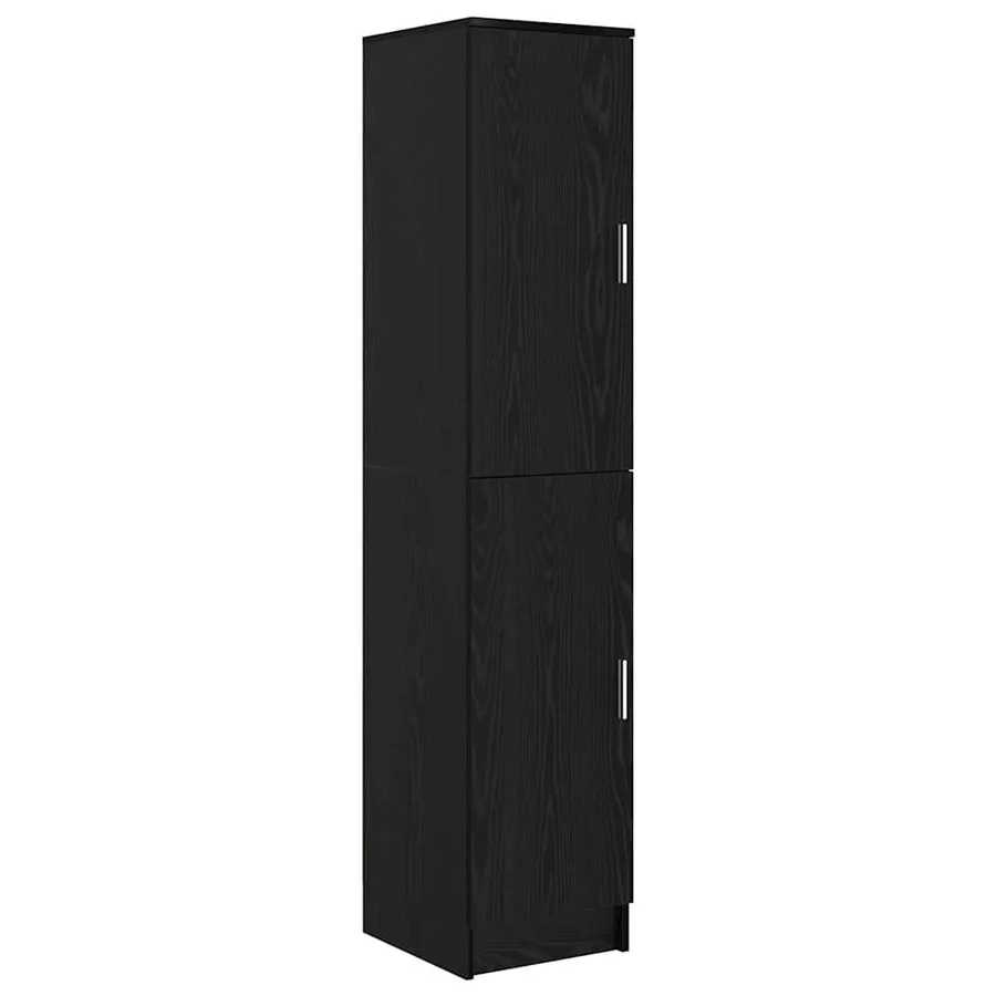 Haut Armoire Chêne noir 35 x 39 x 168 cm - 2