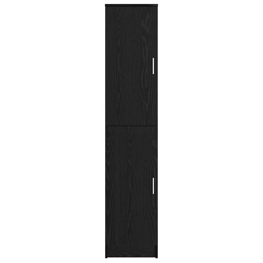 Haut Armoire Chêne noir 35 x 39 x 168 cm - 6