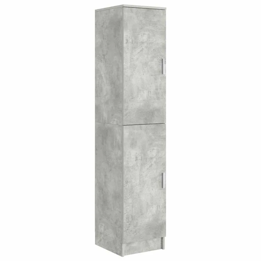 Haut Armoire Gris béton 35 x 39 x 168 cm - 2