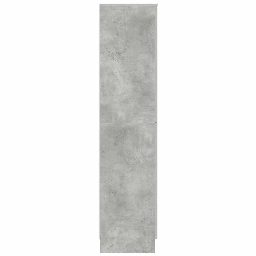 Haut Armoire Gris béton 35 x 39 x 168 cm - 7