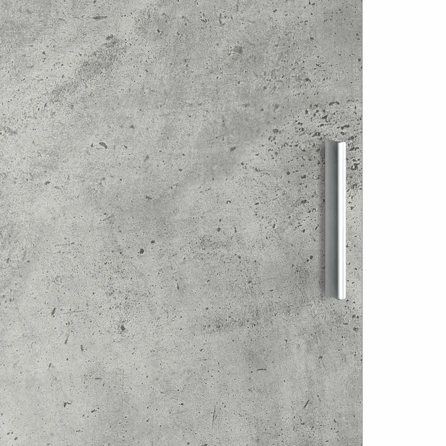Haut Armoire Gris béton 35 x 39 x 168 cm - 9