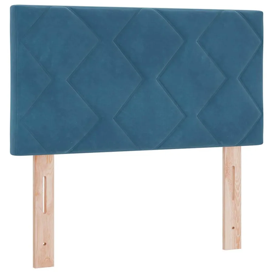 Tête de lit LED Bleu foncé 80 cm Velours - 2