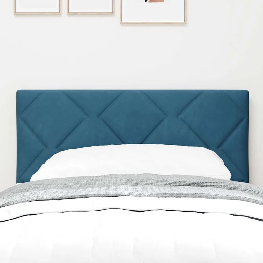 Tête de lit LED Bleu foncé 80 cm Velours - 3