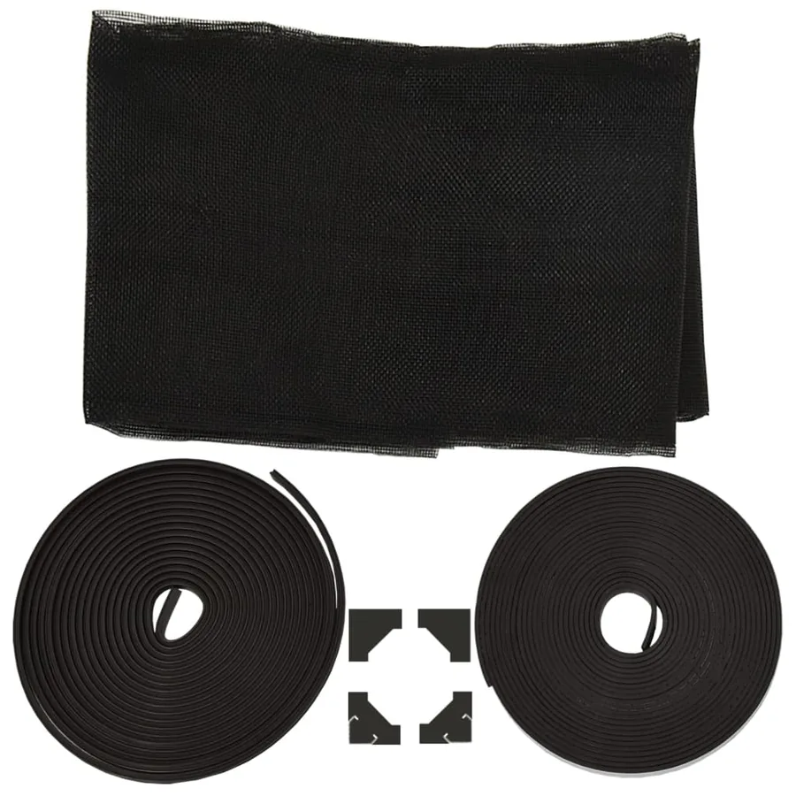 Moustiquaire magnétique pour fenêtres anthracite 120x140 cm - 7