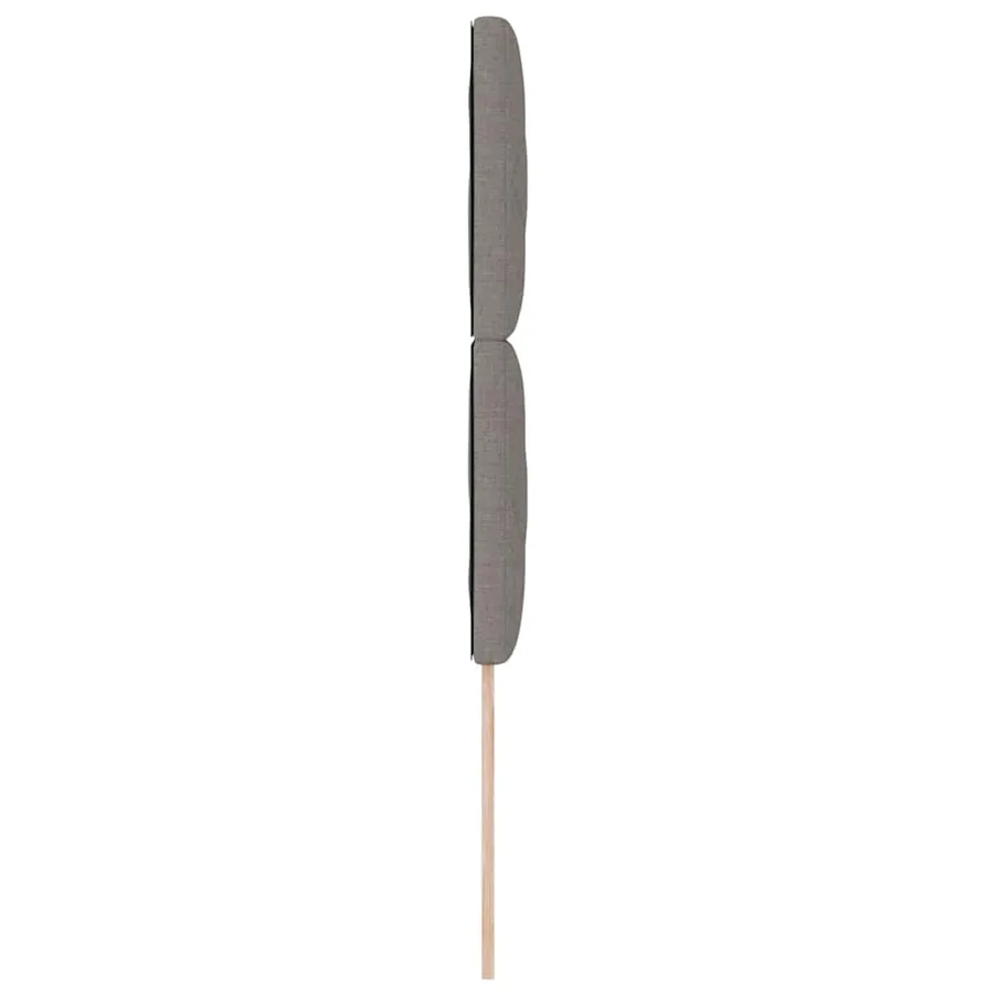 Tête de lit LED Taupe 100 cm tissu - 6