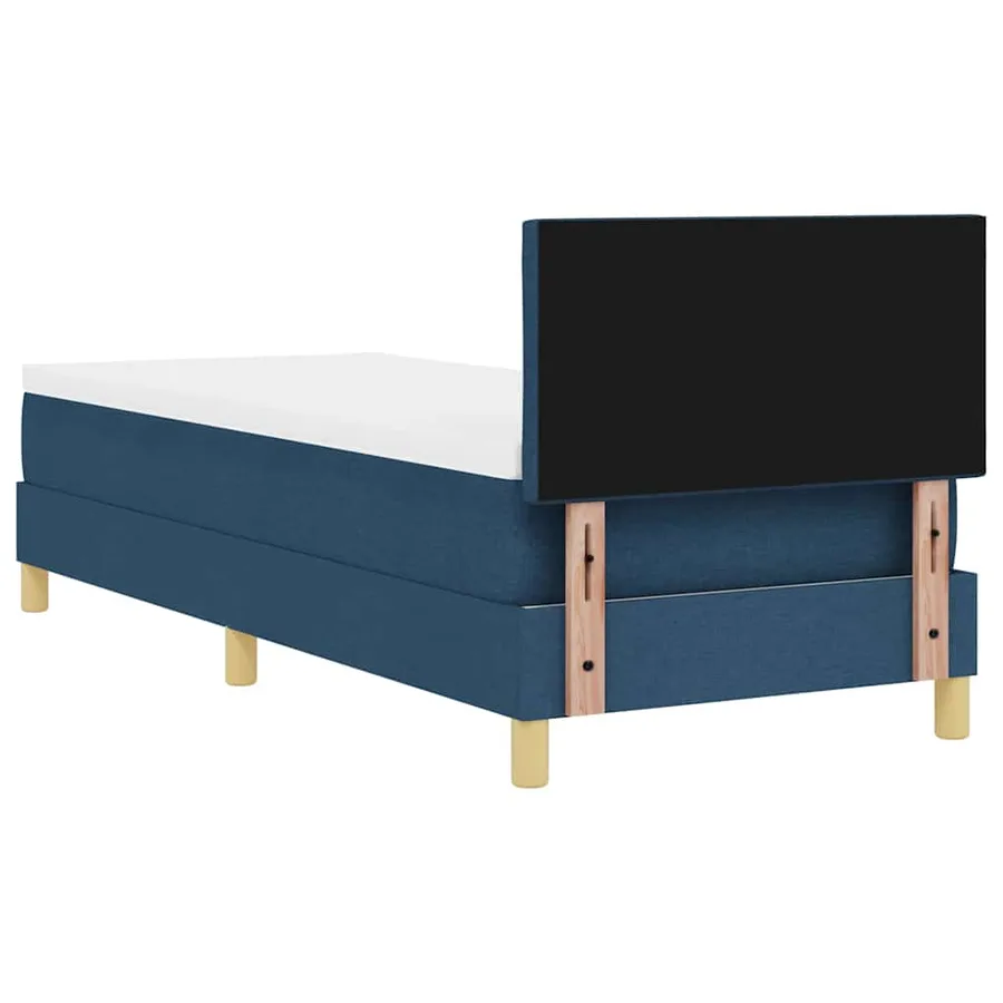 Lit à ressort LED avec bandes LED Bleu 80 x 200 cm tissu - 10