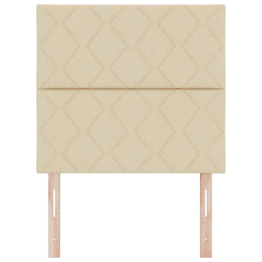 Tête de lit Crème 100 cm tissu - 4