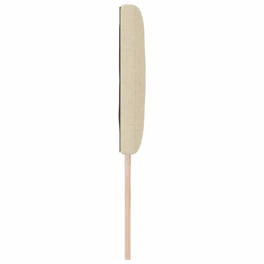 Tête de lit LED Crème 200 cm tissu - 6