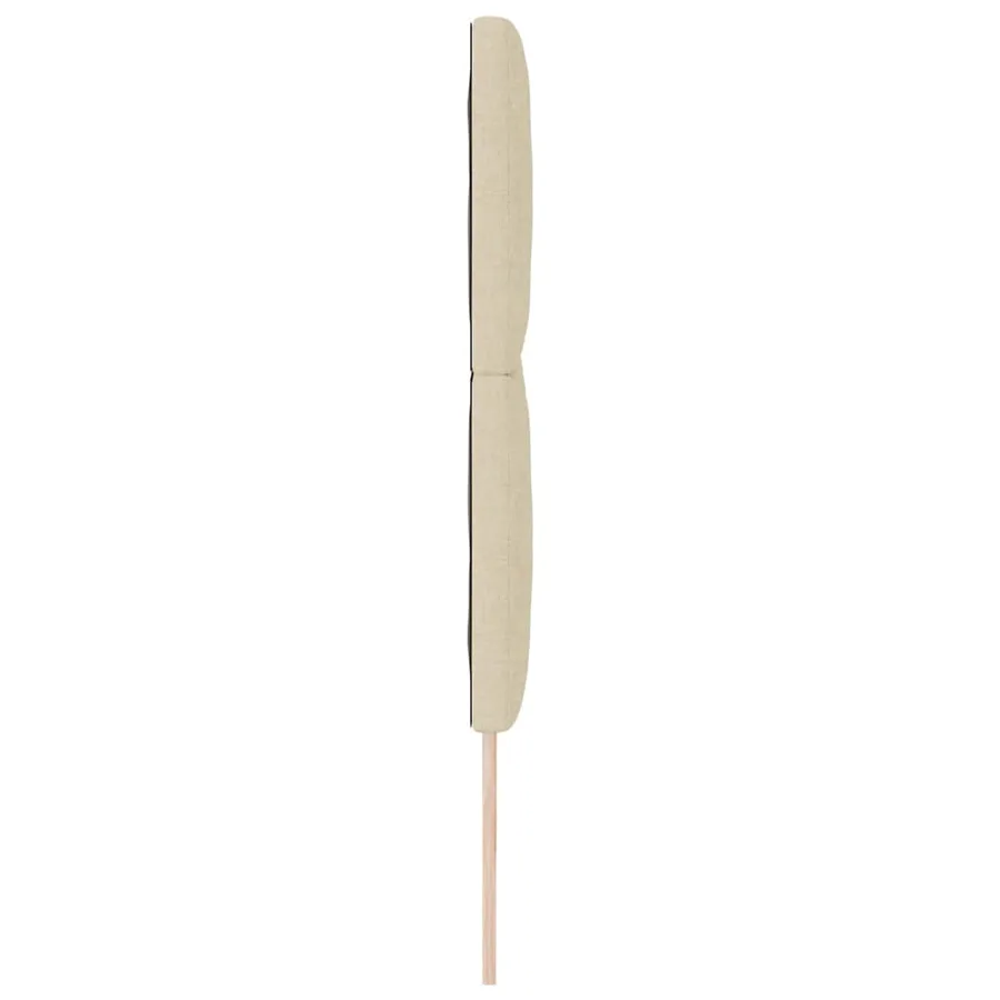 Tête de lit LED Crème 200 cm tissu - 6