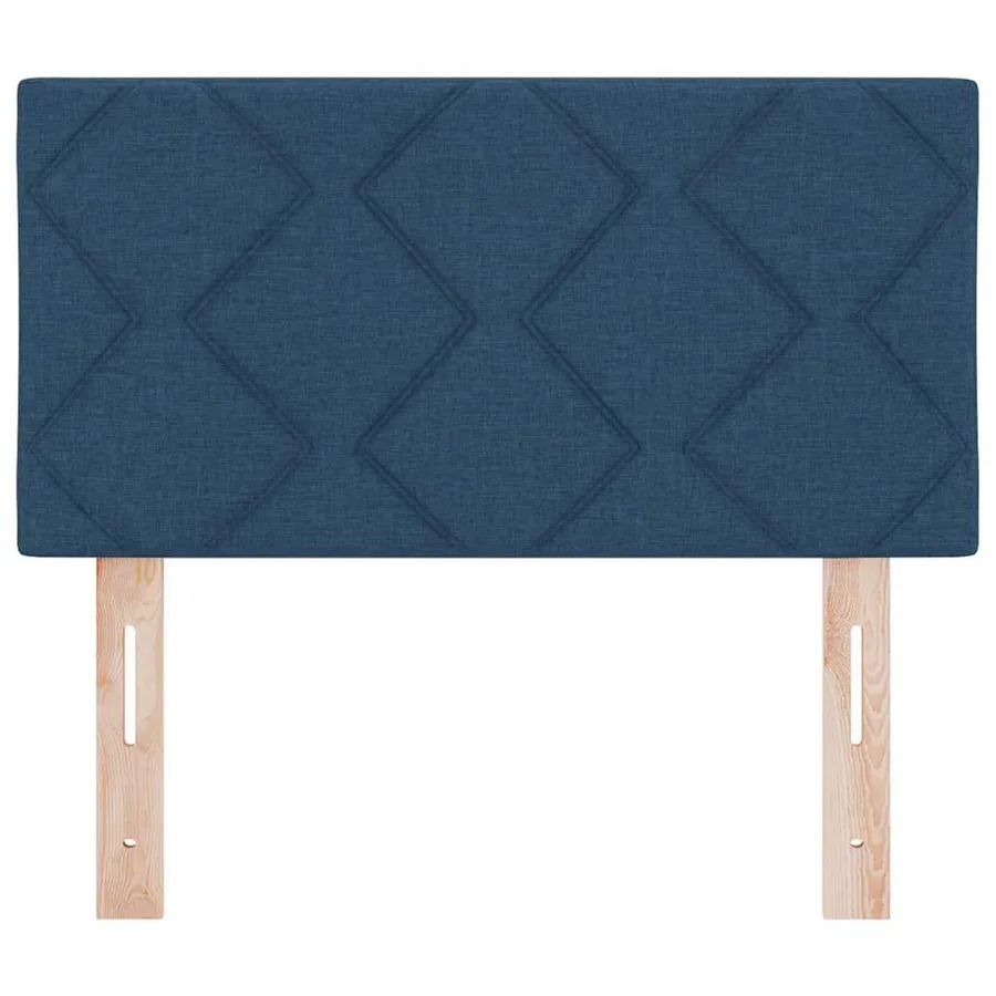 Tête de lit Bleu 80 cm tissu - 5