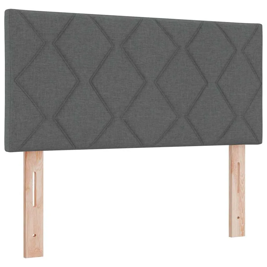 Tête de lit Gris foncé 100 cm tissu - 2