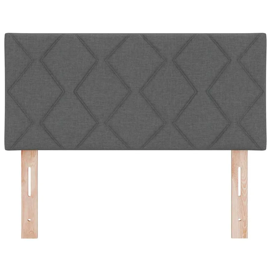 Tête de lit LED Gris 100 cm tissu - 4