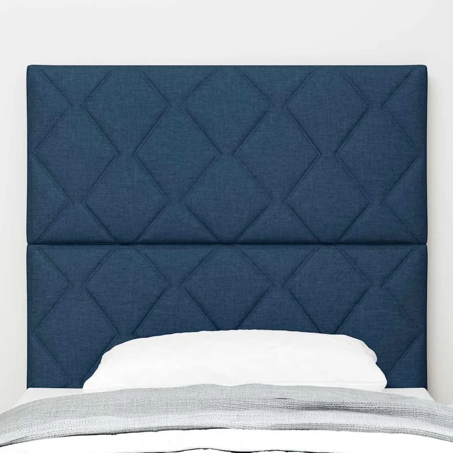 Tête de lit LED Bleu 100 cm tissu - 3