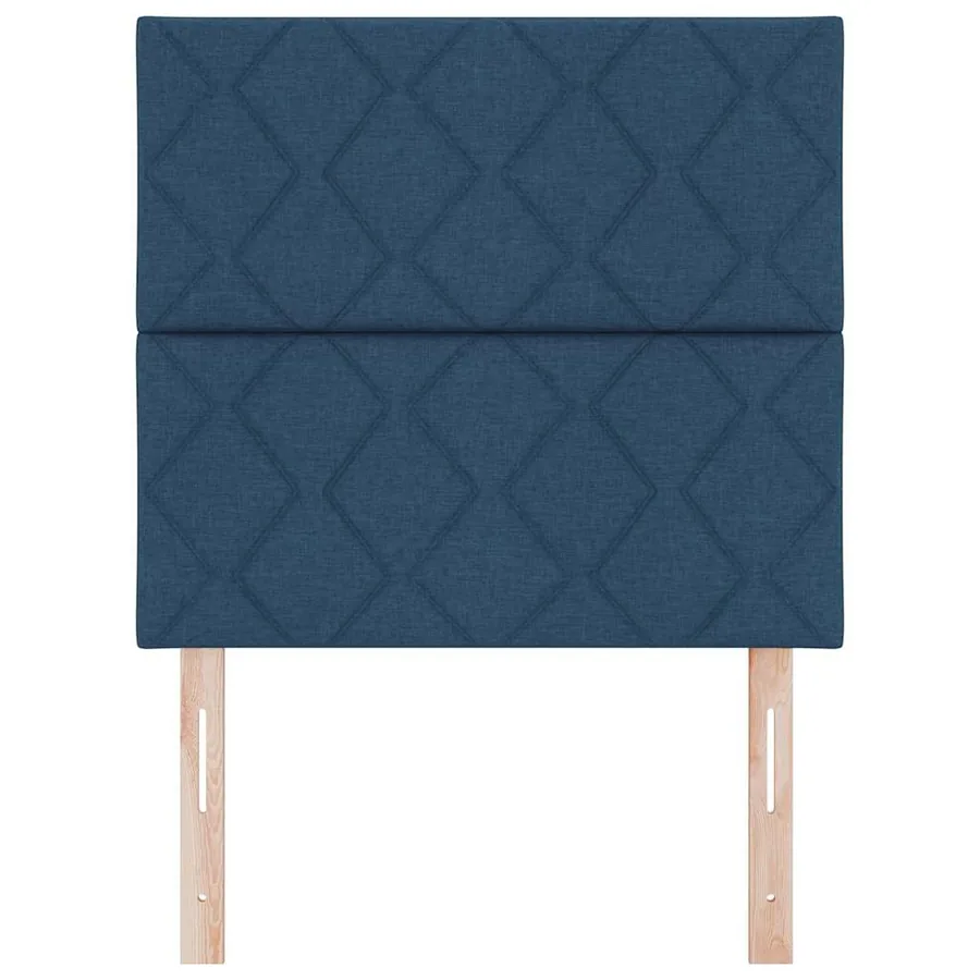 Tête de lit LED Bleu 100 cm tissu - 5