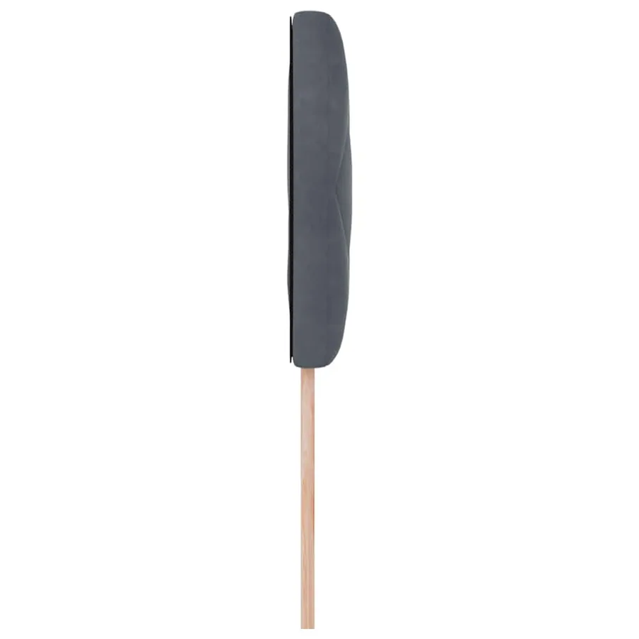 Tête de lit Gris foncé 100 cm Velours - 5