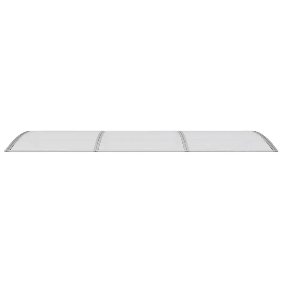 Door canopy grey 300x100 cm polycarbonate - 4