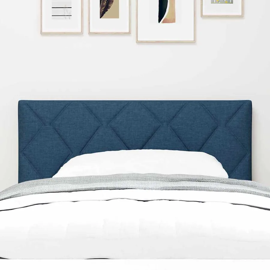 Tête de lit Bleu 100 cm tissu - 3
