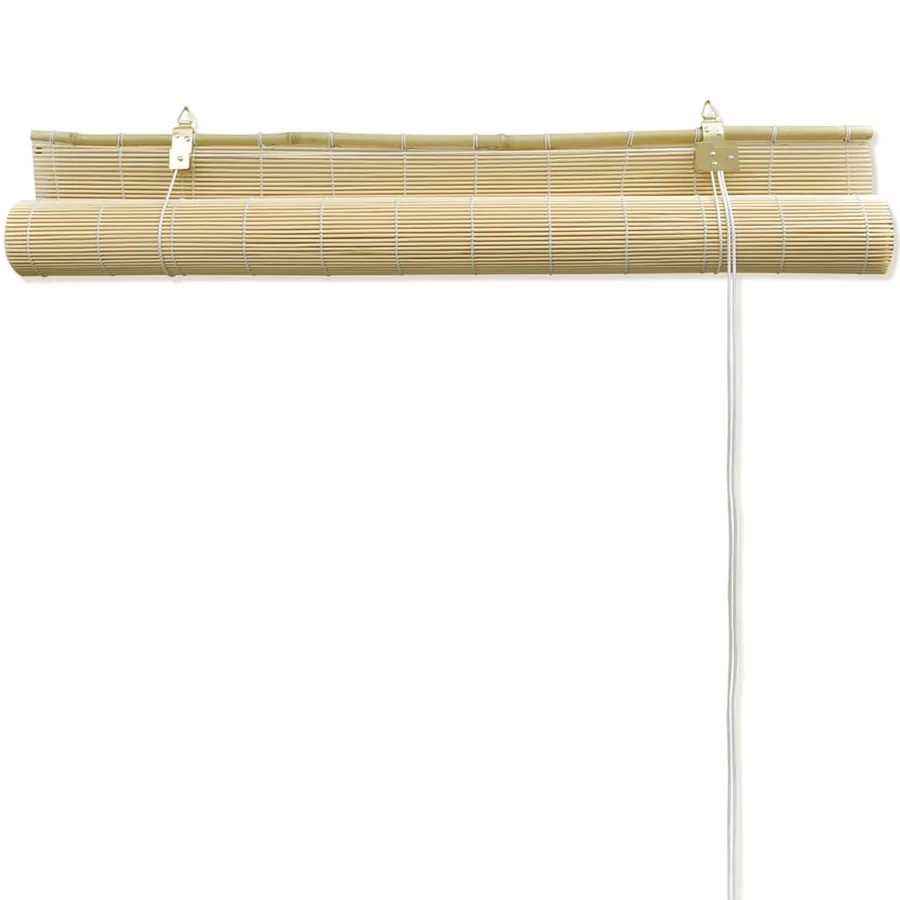 Store à rouleau bambou naturel 120x220 cm - 5