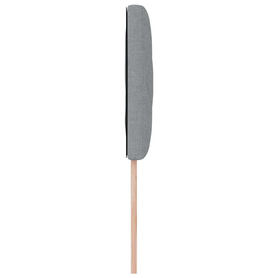 Tête de lit Gris clair 90 cm tissu - 4