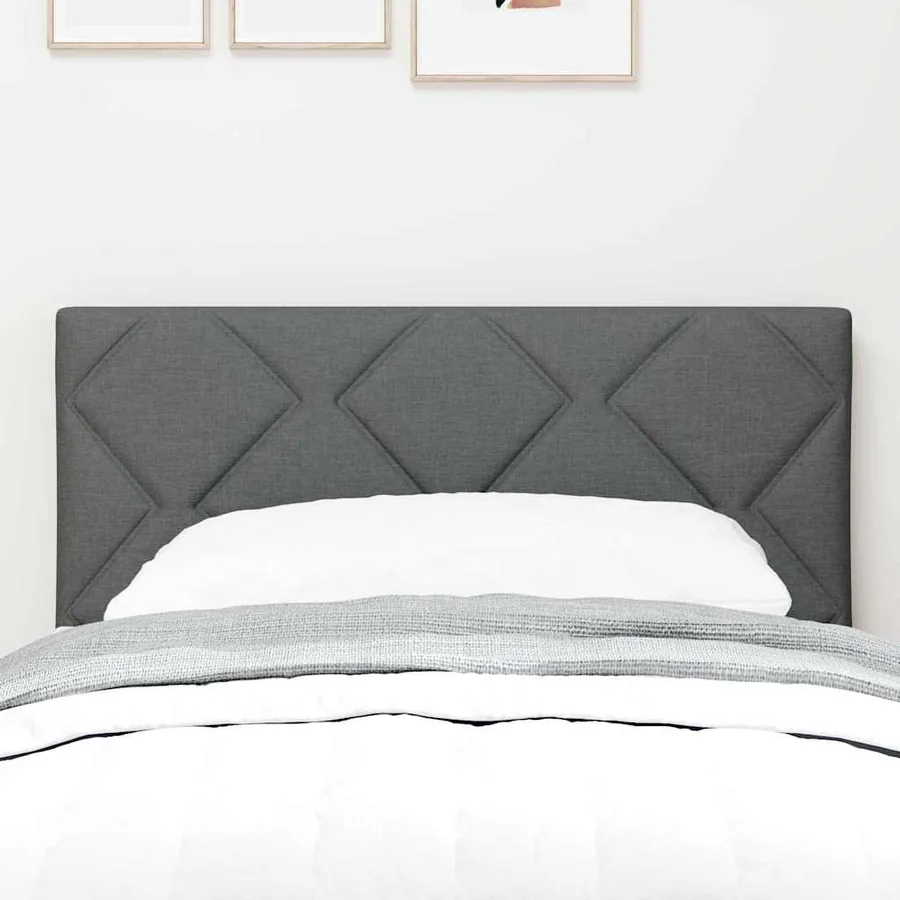 Tête de lit Gris foncé 80 cm tissu - 3