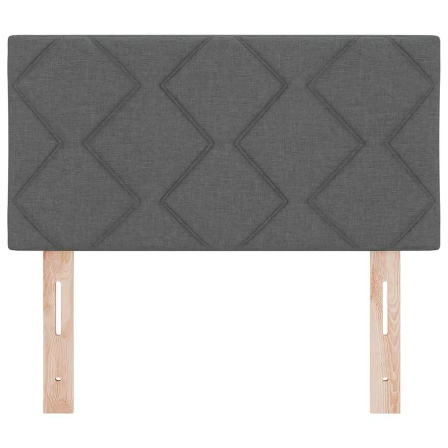 Tête de lit Gris foncé 80 cm tissu - 4