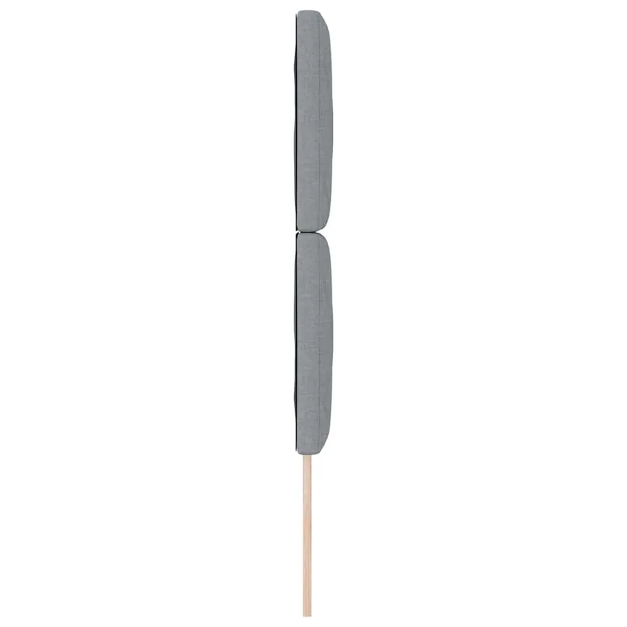 Tête de lit LED Gris clair 80 cm tissu - 6