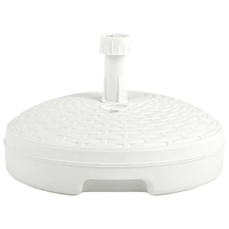 Socle de parasol rempli de sable/d'eau 20 L Plastique rotin - 2