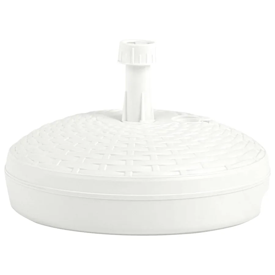Socle de parasol rempli de sable/d'eau 20 L Plastique rotin - 3