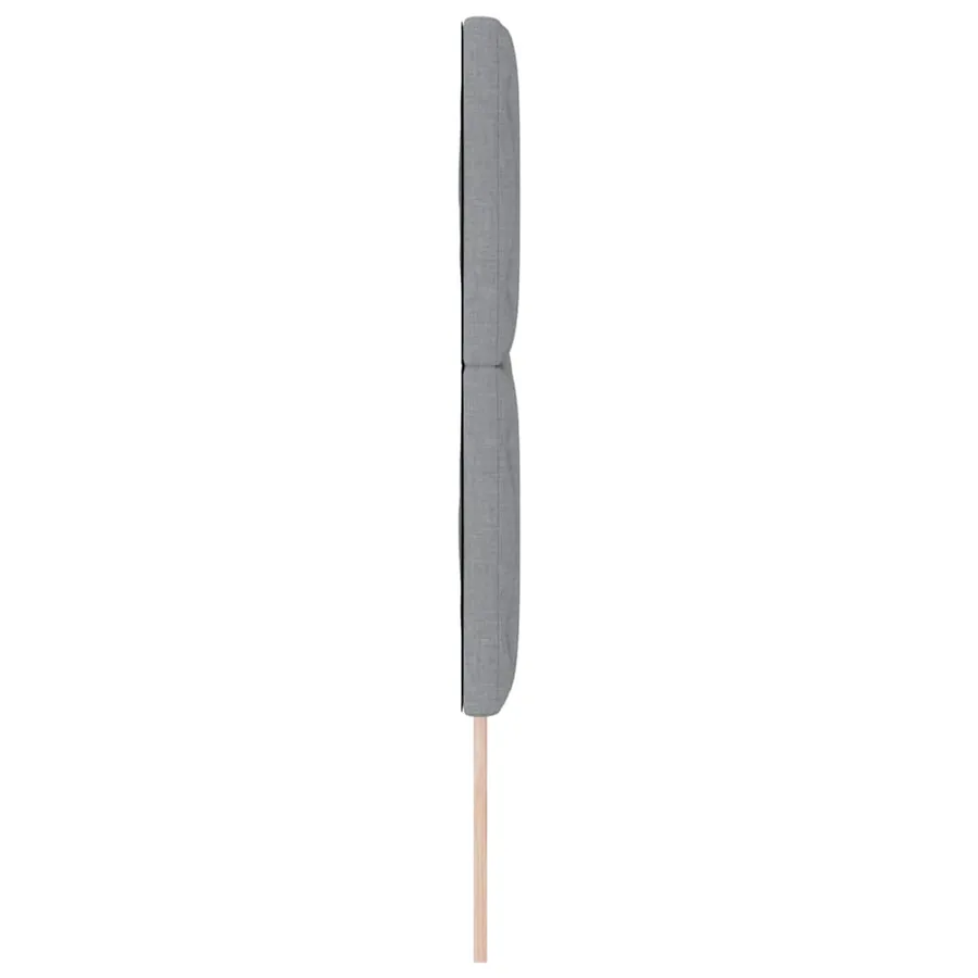 Tête de lit Gris clair 160 cm tissu - 5