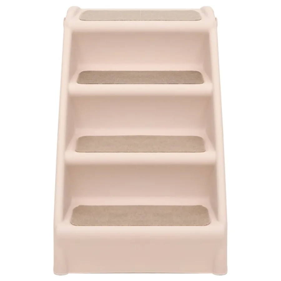 Escaliers pliables pour chiens Crème 62x40x49,5 cm - 3