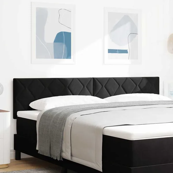 Tête de lit Noir 180 cm Velours