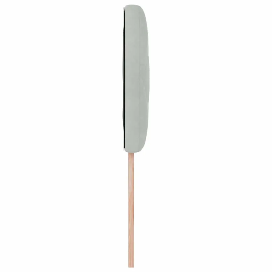 Tête de lit Gris clair 90 cm Velours - 4