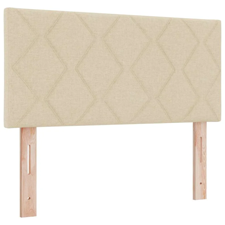 Tête de lit Crème 90 cm tissu - 2