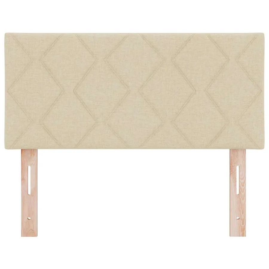 Tête de lit Crème 90 cm tissu - 4