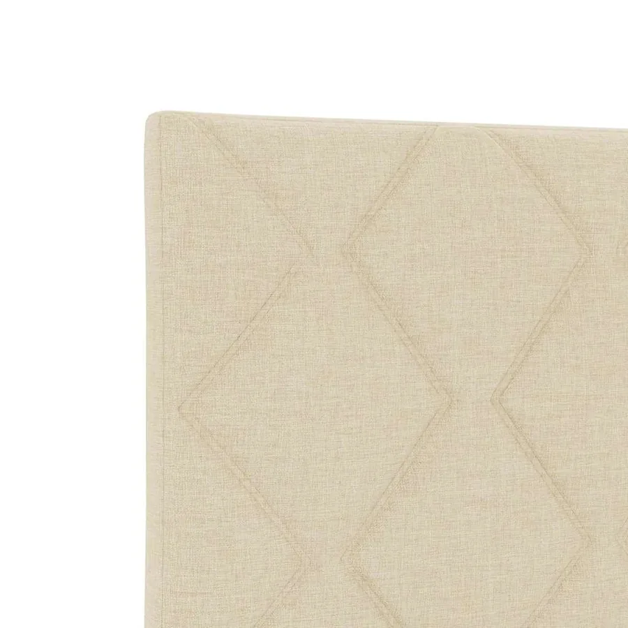Tête de lit Crème 90 cm tissu - 6