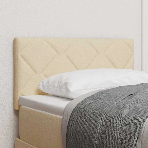 Tête de lit LED Crème 80 cm tissu