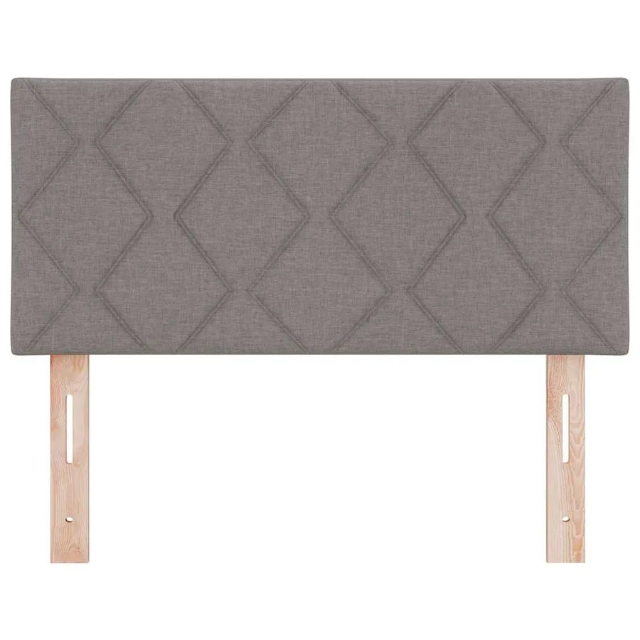 Tête de lit LED Gris clair 90 cm tissu - 4