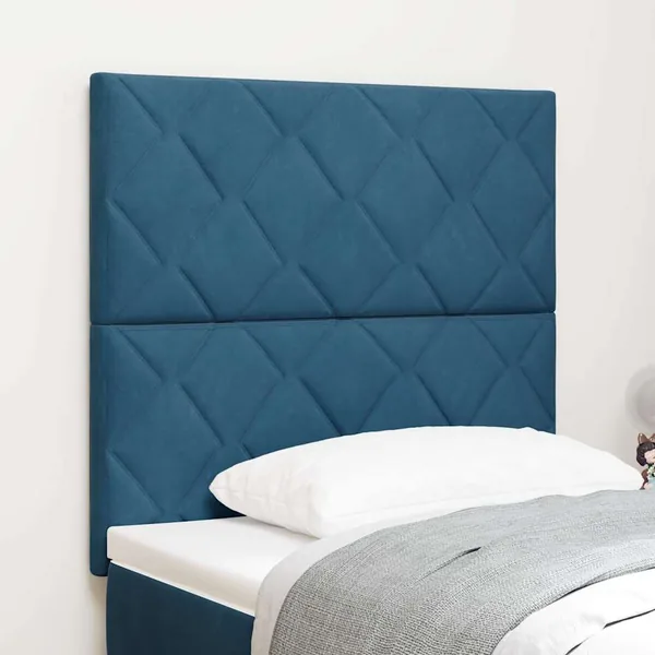 Tête de lit Bleu foncé 100 cm Velours