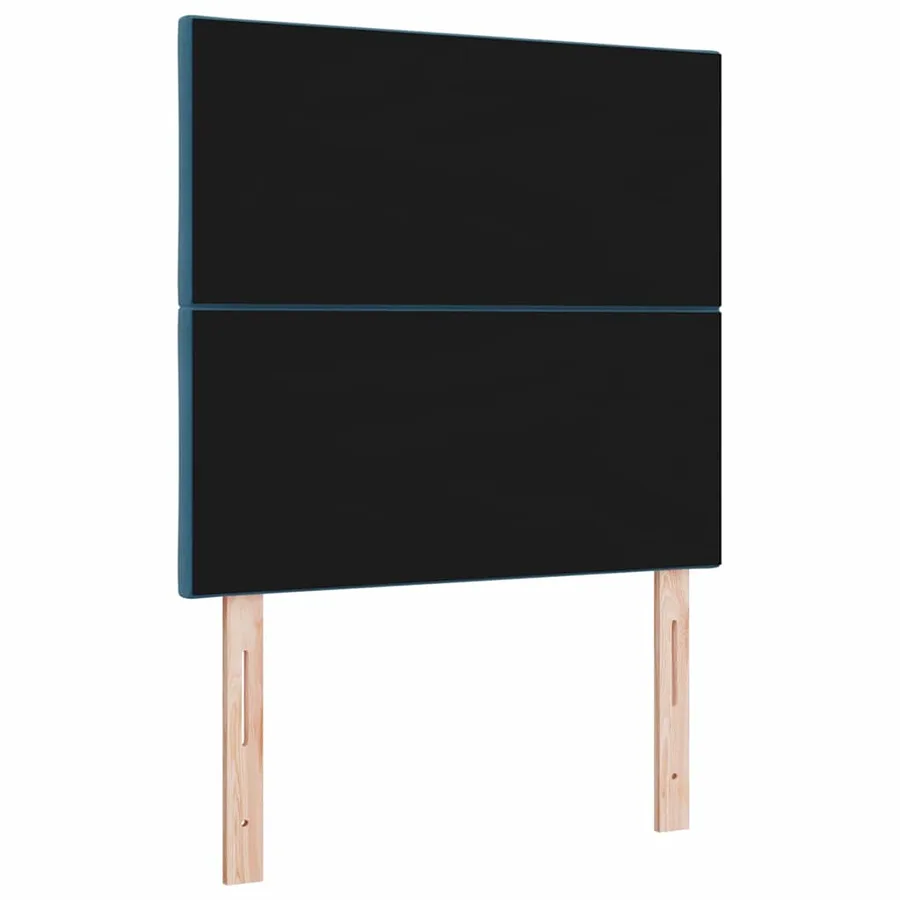 Tête de lit Bleu foncé 100 cm Velours - 6