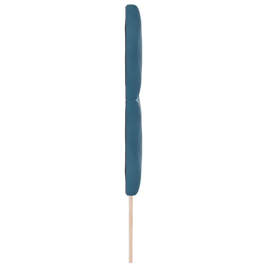 Tête de lit LED Bleu foncé 200 cm Velours - 6