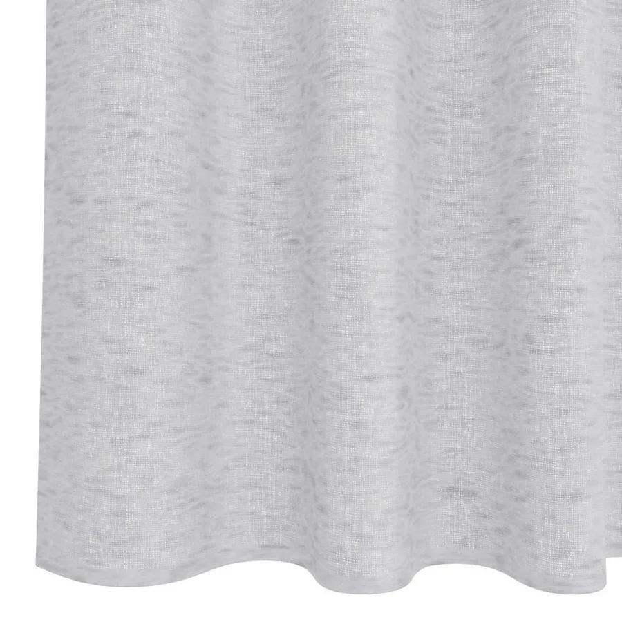 Rideau en Voile 2 pcs Gris clair 245 x 140 cm Polyester - 6