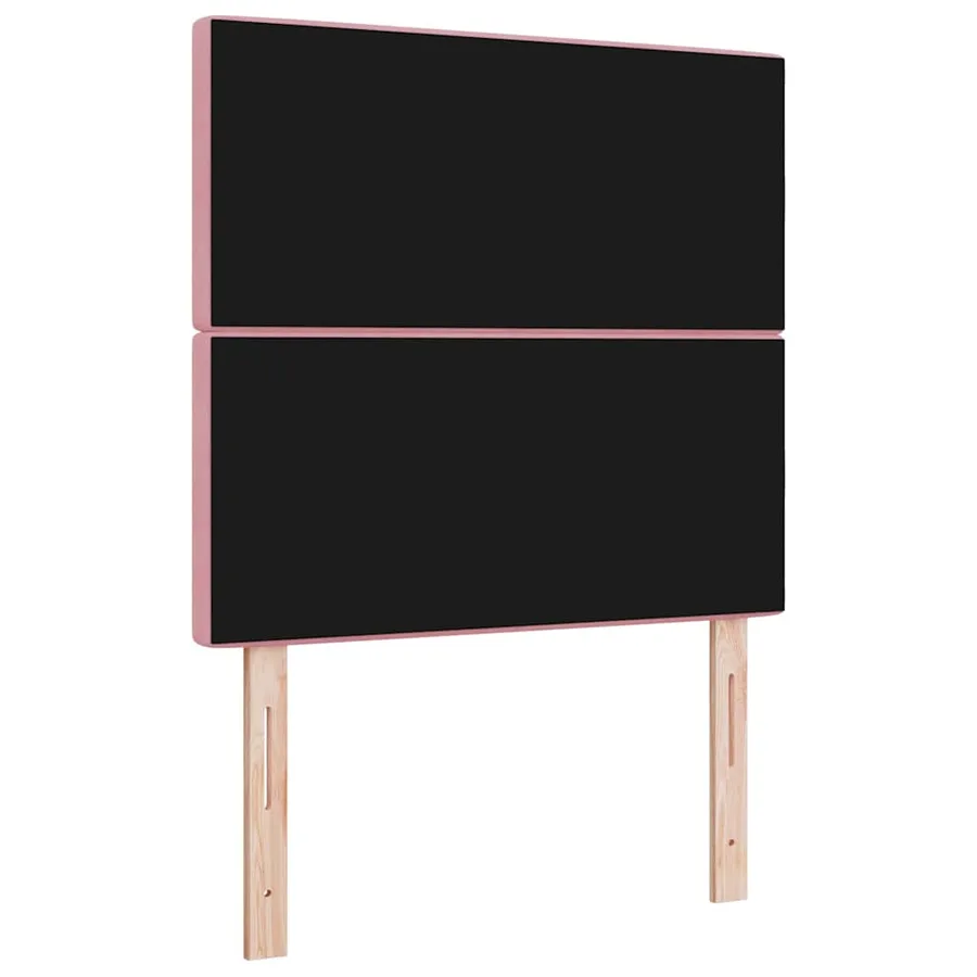 Tête de lit Rose 90 cm Velours - 6