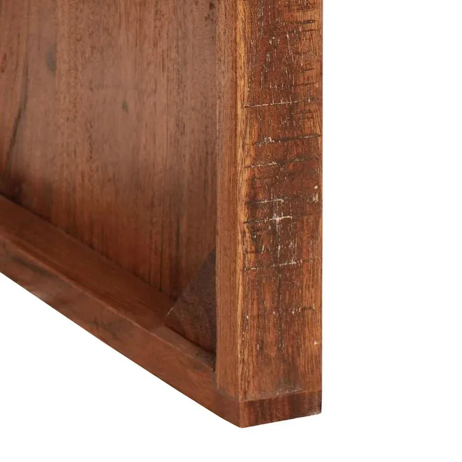 Tables gigognes 2 pcs Marron Bois Recyclé Solide - 8