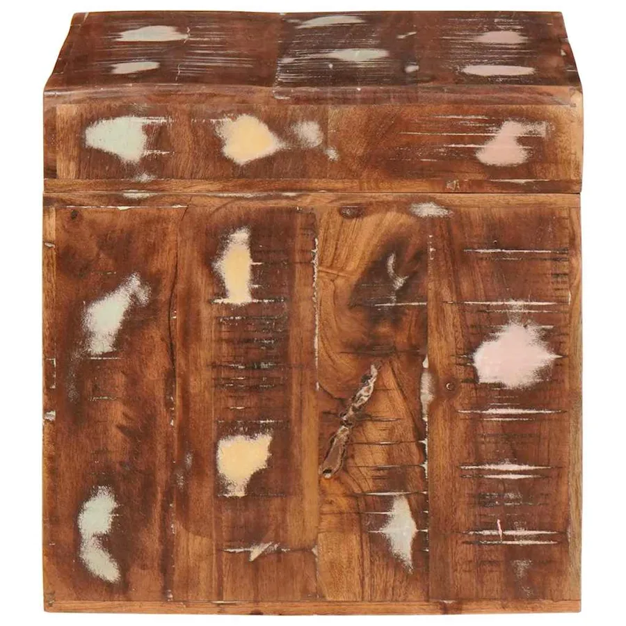 Table Gigogne 3 pcs Marron Bois Recyclé Solide - 5